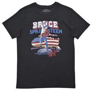 Bruce Springsteen Unisex Adult Tour �'84-�'85 T-Shirt / Black